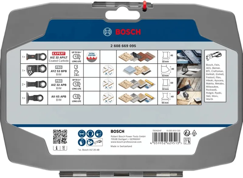 Accessories 2608669095 2608669095 Multitool-zaagbladen 1 stuk(s) van Bosch – productafbeelding