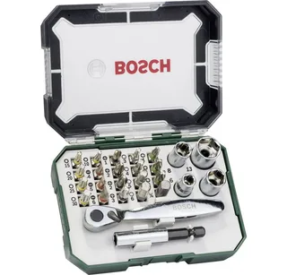 Accessories Promoline 2607017392 Bitset 27-delig Plat, Kruiskop Pozidriv, Kruiskop Phillips, Inbus, Binnen-zesron van Bosch – productafbeelding 4 van 5