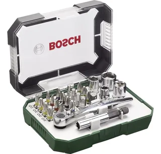 Accessories Promoline 2607017392 Bitset 27-delig Plat, Kruiskop Pozidriv, Kruiskop Phillips, Inbus, Binnen-zesron van Bosch – productafbeelding 2 van 5