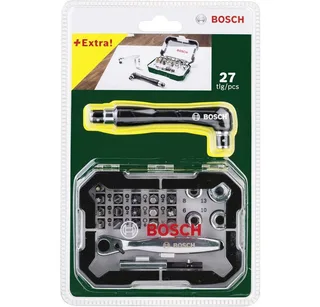 Accessories Promoline 2607017392 Bitset 27-delig Plat, Kruiskop Pozidriv, Kruiskop Phillips, Inbus, Binnen-zesron van Bosch – productafbeelding 5 van 5