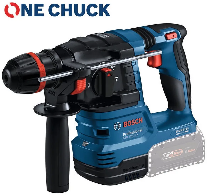 accu boorhamer met ONECHUCK GBH 18V-22 X / 2x 4,0 Ah accu +... van Bosch – productafbeelding 1 van 6