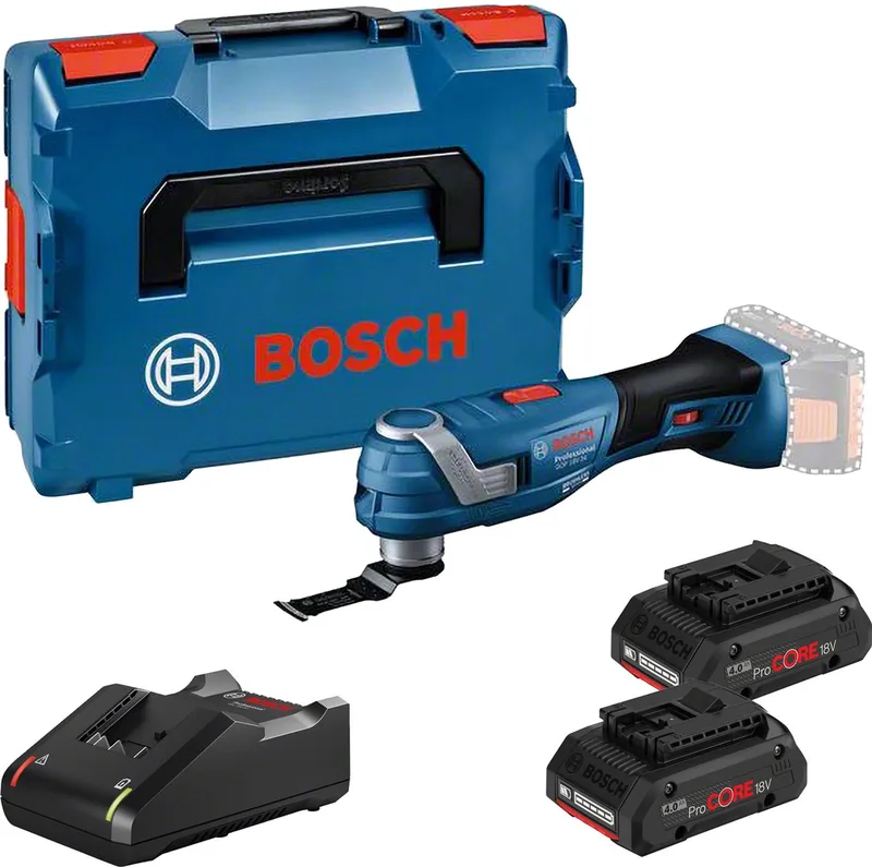 Accu-Multicutter GOP 18V-34 / 2x 4,0 Ah ProCORE + Lader in L-Boxx 136 de Bosch Professional – image du produit