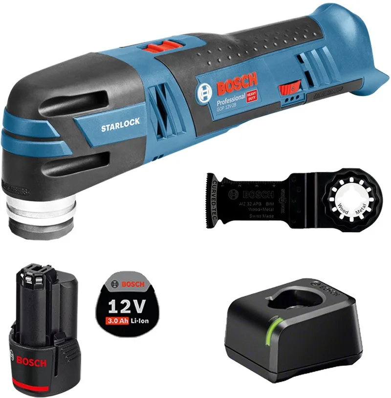 Accu Multitool GOP 12V-28 / 1x 3,0 Ah Accu + Lader by Bosch Professional – product image