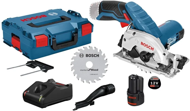 accucirkelzaag GKS 12V-26 12 V Ø 85 mm / 1x 3,0 Ah accu + l... von Bosch Professional – Produktbild