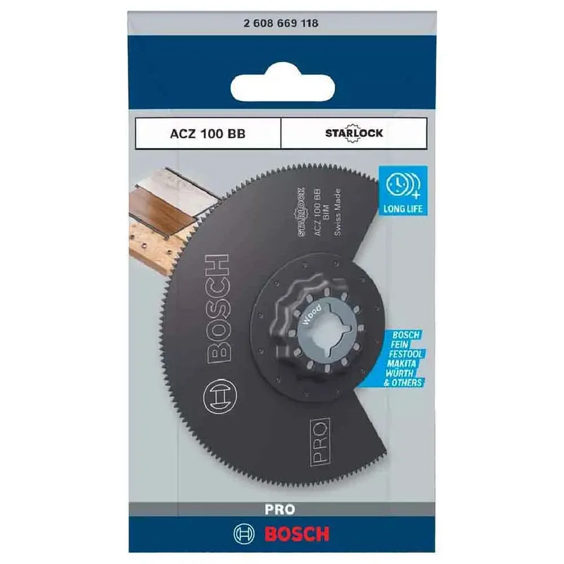 ACZ 100 BB - Segmentzaagblad - 100mm - Starlock - Bi-Metaal von Bosch – Produktbild 2 von 6