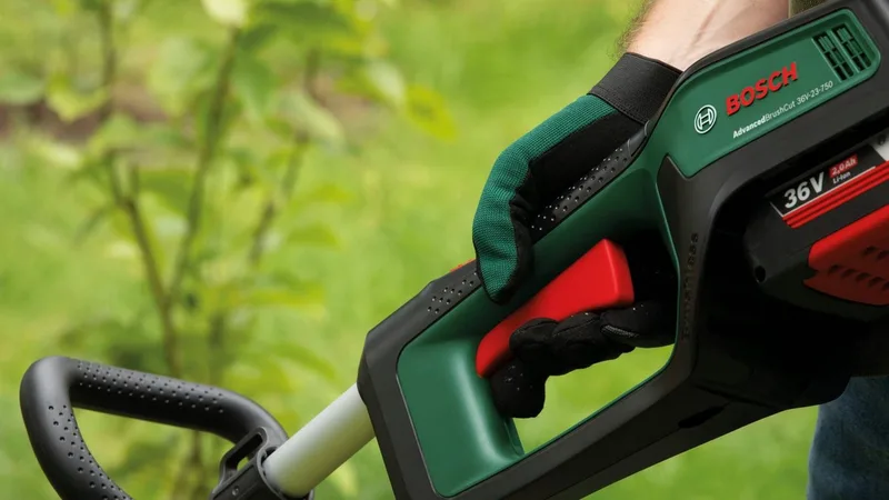 AdvancedBrushCut 36V-23-750 Akku Rasentrimmer ohne Akku, Tragegurt Schnittbreite (max.): 33 cm von Bosch Home & Garden – Produktbild 4 von 5