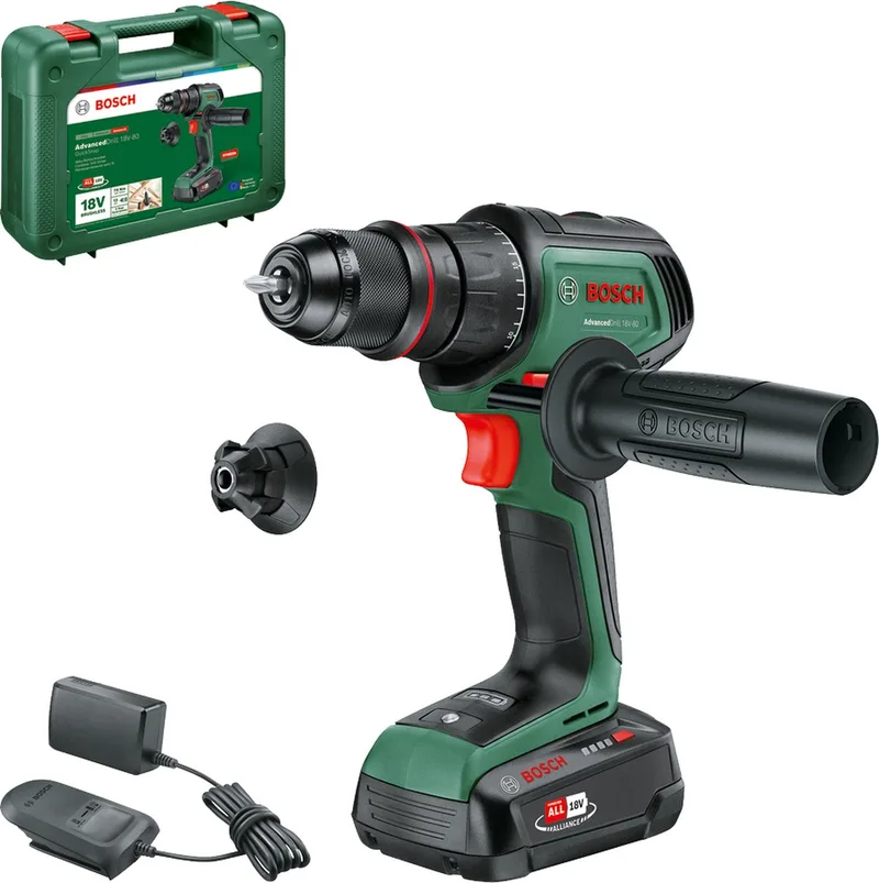 Akku-Bohrschrauber AdvancedDrill 18V-80 QuickSnap von Bosch – Produktbild