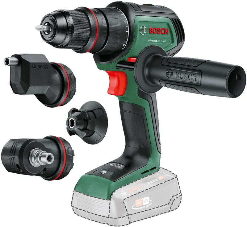 AdvancedDrill 18V-80 QuickSnap 06039E2003 Accu-schroefboormachine 18.0 V by Bosch Home & Garden – product image