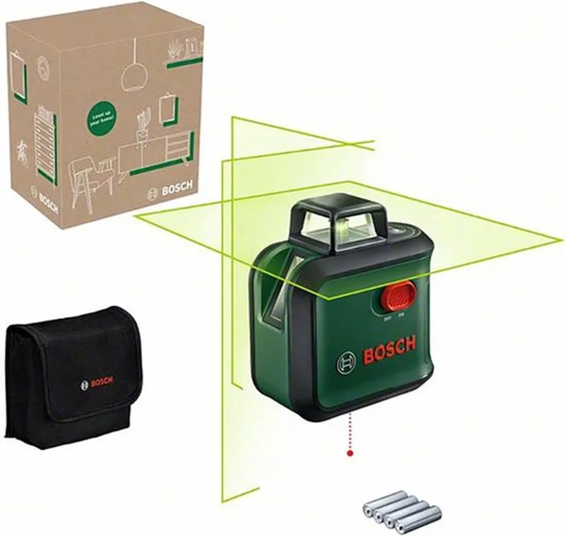 AdvancedLevel 360 - 360° Kruislijnlaser - Inclusief opbergetui - Batterijen de Bosch – image du produit
