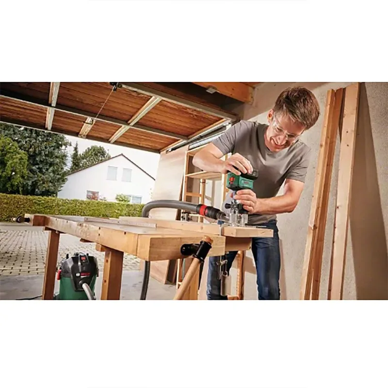 AdvancedTrimRouter 18V-8 Bovenfrees - Accu freesmachine (excl. accu en lader) van Bosch, Donkergroen – productafbeelding 5 van 6