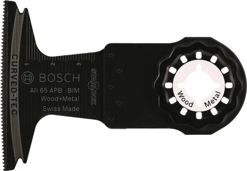 AII 65 APB BIM invalzaagblad - 65 x 40 mm - Voor hout en metaal fra Bosch Professional – produktbillede
