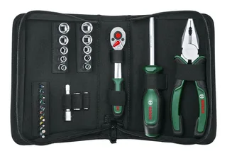Akku-Bohrschrauber EasyDrill 18V-40, 18 V, Mit 1x Akku 2 Ah, Mobility Werkzeug-Set 26 tlg. - im Tragekoffer by Bosch – product image 2 of 4