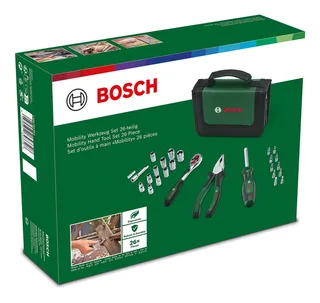 Akku-Bohrschrauber EasyDrill 18V-40, 18 V, Mit 1x Akku 2 Ah, Mobility Werkzeug-Set 26 tlg. - im Tragekoffer by Bosch – product image 3 of 4