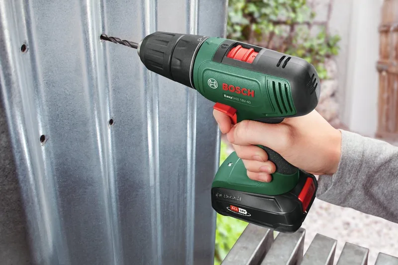Diy Easydrill 18v-40 1x2.0ah Elektrische Schroevendraaier van Bosch, Groen – productafbeelding 5 van 5