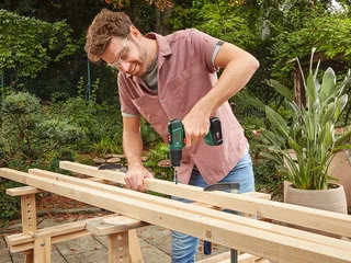 Diy Easydrill 18v-40 1x2.0ah Elektrische Schroevendraaier van Bosch, Groen – productafbeelding 2 van 5