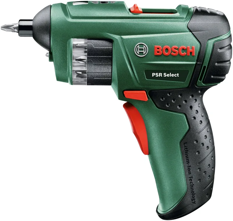 Diy Accus Psr Select Elektrische Schroevendraaier van Bosch, Groen, Rood, Zwart – productafbeelding 2 van 5