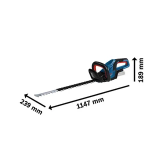 Akku-Heckenschere GHE 18V-60 (II) Professional Akku Heckenschere by Bosch Professional, Blue – product image 2 of 5