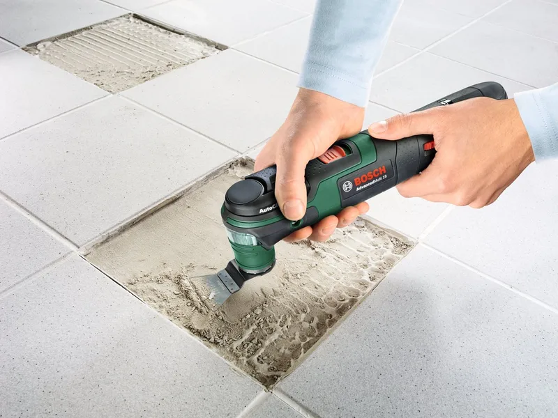 Akku-Multifunktionswerkzeug AdvancedMulti 18, 18 V, Set, 18 V, ohne Akku by Bosch, Green, Red, Black – product image 5 of 5