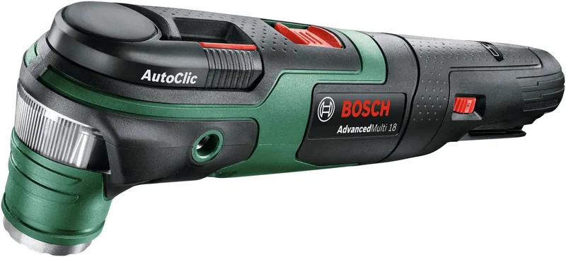 Akku-Multifunktionswerkzeug AdvancedMulti 18, 18 V, Set, 18 V, ohne Akku by Bosch, Green, Red, Black – product image 4 of 5