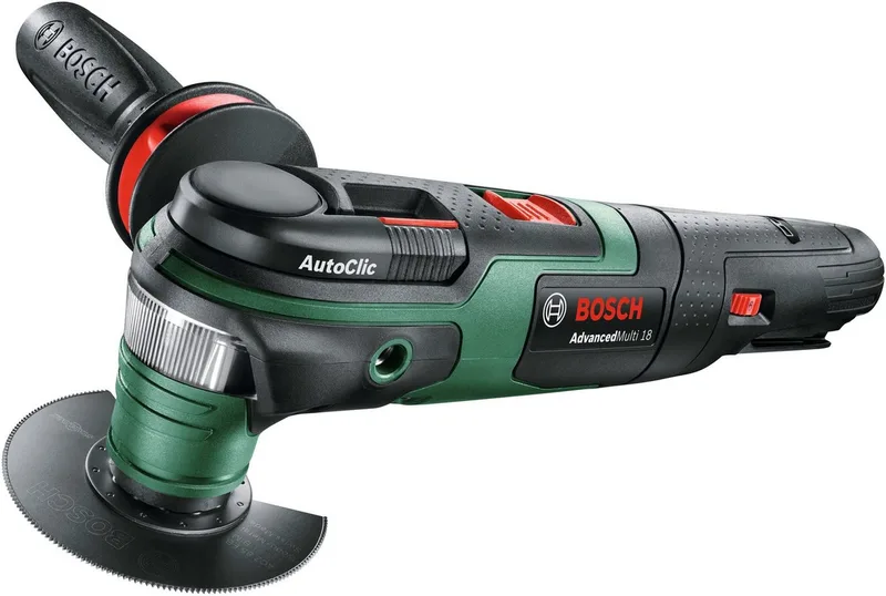 Akku-Multifunktionswerkzeug AdvancedMulti 18, 18 V, Set, 18 V, ohne Akku by Bosch, Green, Red, Black – product image 3 of 5