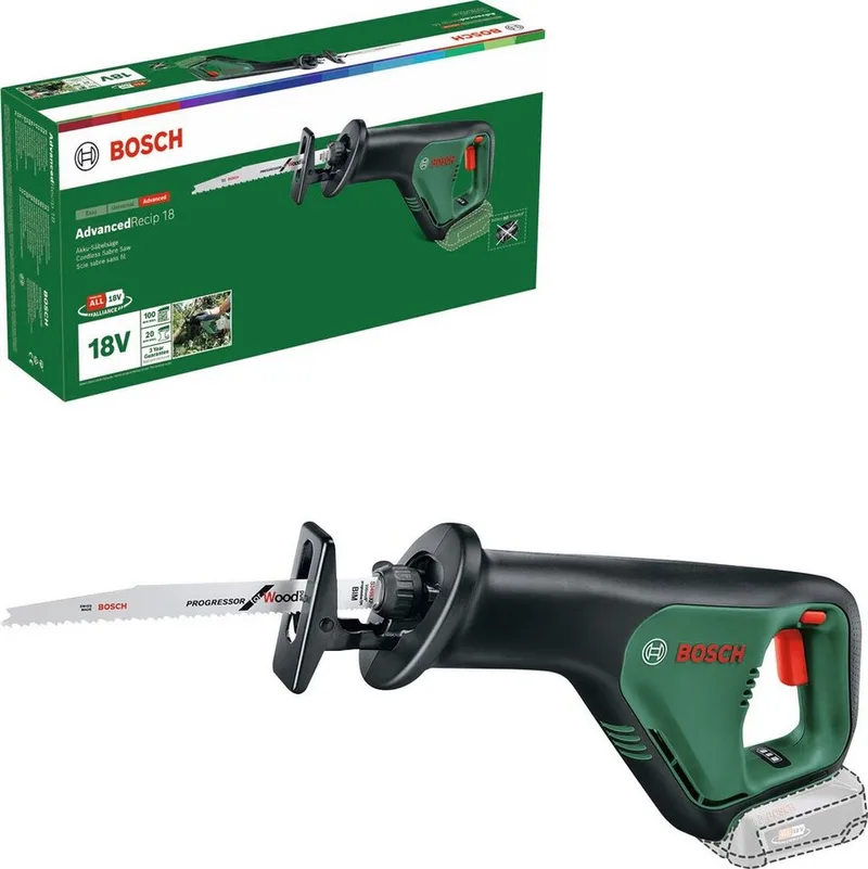 Akku-Säbelsäge AdvancedRecip 18, ohne Akku und Ladegerät by Bosch, Green – product image 1 of 5