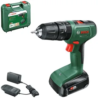 Akku-Schlagbohrschrauber EasyImpact 18V-40, Inkl. Koffer, mit Akku 18V/2Ah und Ladegerät de Bosch Home & Garden, Vert – image du produit 1 sur 5