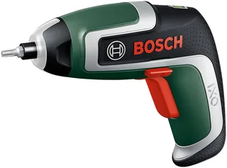 Akku-Schrauber »IXO 7«, 5,5 Nm, (Set), 10-tlg. Bit-Set, Winkelaufsatz, Exzenteraufsatz, Aufbewahrungsbox fra Bosch Home & Garden, Grøn – produktbillede 3 af 5