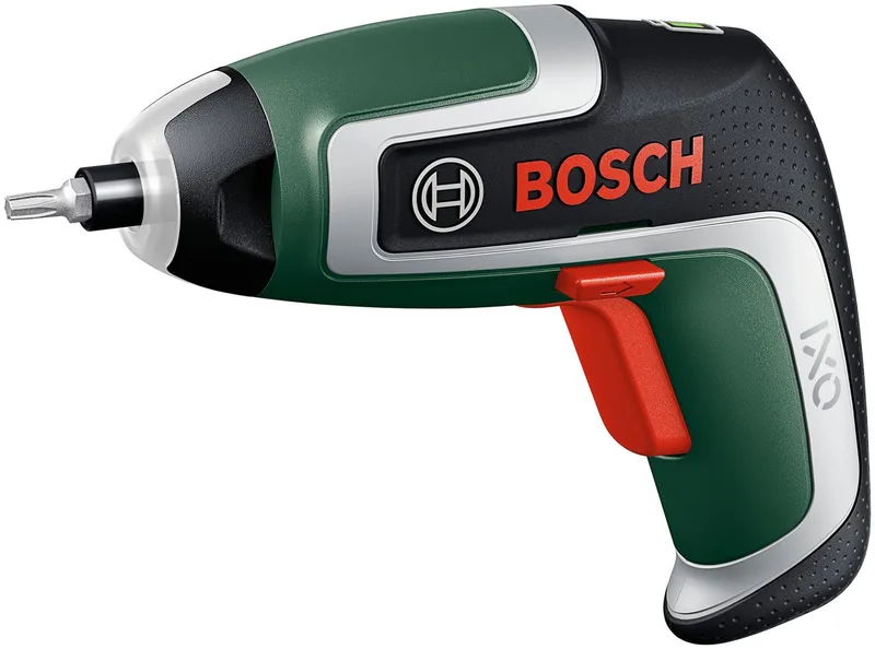 Akku-Schrauber »IXO 7«, 5,5 Nm, (Set), 10-tlg. Bit-Set, Winkelaufsatz, Exzenteraufsatz, Aufbewahrungsbox fra Bosch Home & Garden, Grøn – produktbillede 3 af 5