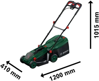 Akkurasenmäher ROTAK18V-34, 34 cm Schnittbreite, (inkl. Akku und Ladegerät), Kraftvoller 3-in-1-Mäher für kleine bis mittelgroße Rasenflächen fra Bosch Home & Garden – produktbillede 5 af 5