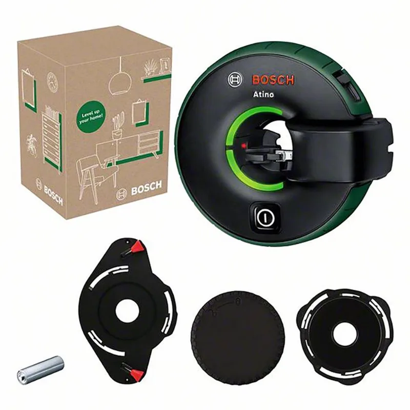 Atino - Lijnlaser - Inclusief Gelpad, beschermende cover gelpad, pin pad en batterij de Bosch Home & Garden – image du produit