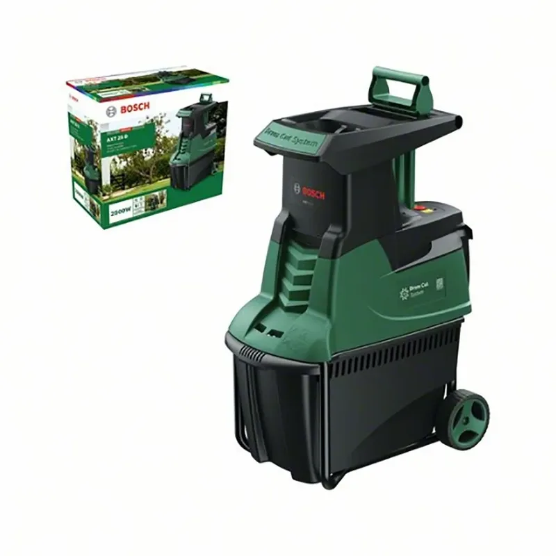 AXT 25 D Hakselaar - 2.500 W - Incl. 53 L opvangbak en aanduwstok van Bosch – productafbeelding 2 van 3