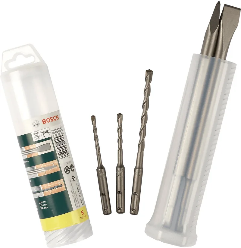 SDS-plus Meißel- und Bohrer-Set, 5-teilig von Bosch – Produktbild