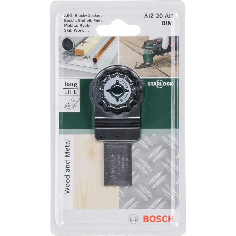 BIM invalzaagblad AIZ 20 AB Metal 20 x 20 mm by Bosch Professional – product image 2 of 2