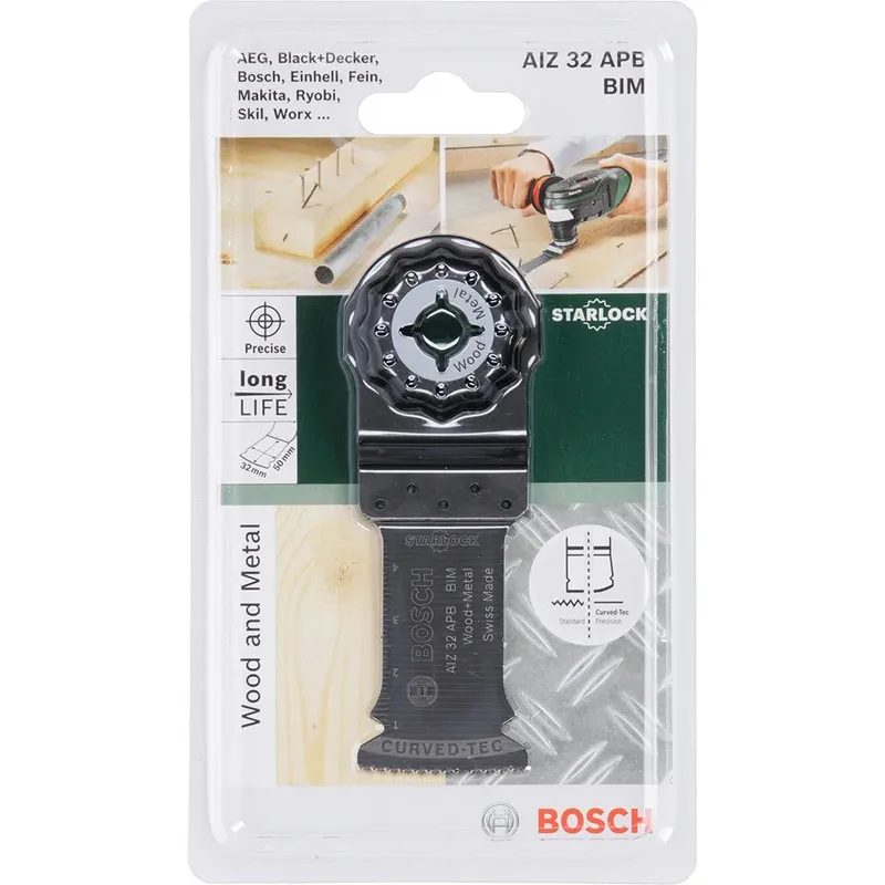 BIM invalzaagblad AIZ 28 EB Wood & Metal 50 x 28 mm by Bosch Professional – product image 2 of 2
