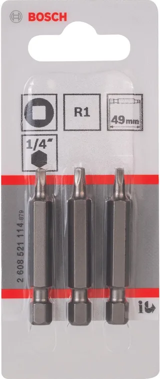 "BIT 4-KANT 1 XH 1/4"" 49MM (3)" by Bosch – product image 1 of 2