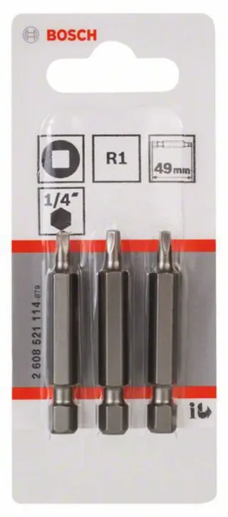 "BIT 4-KANT 1 XH 1/4"" 49MM (3)" by Bosch – product image 2 of 2