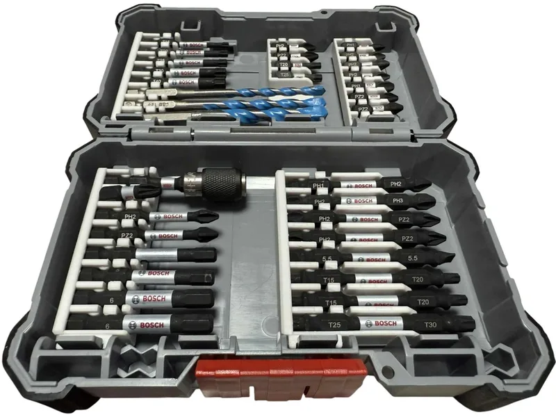 Bit- en Boorset 35 Delig - 2607017463 de Bosch, Bleu – image du produit