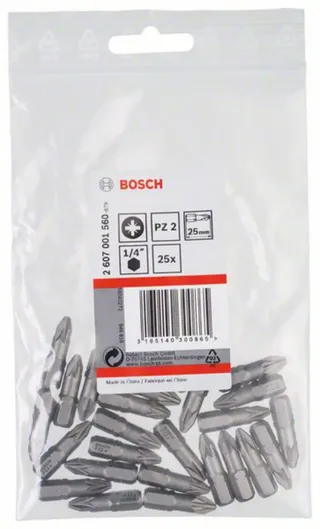 Bit extra-hard PZ 2, 25 mm by Bosch – product image 2 of 2