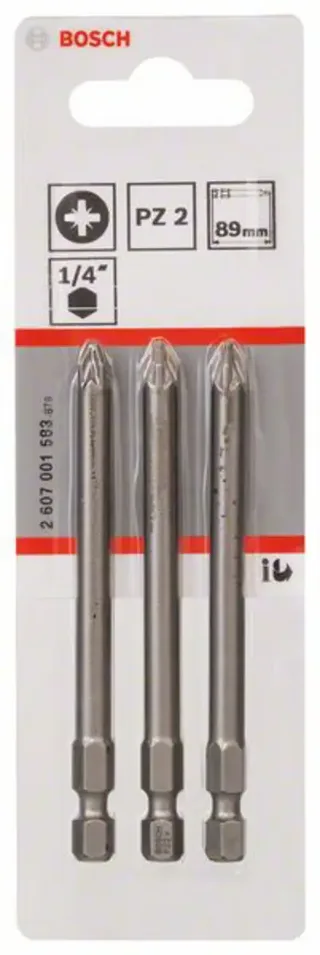 Bit extra-hard PZ 2, 89 mm by Bosch – product image 2 of 2