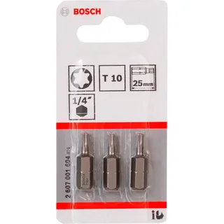 Bit extra-hard T10 - 25 mm - 3 stuks by Bosch – product image 2 of 2