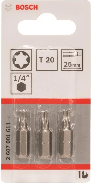 Bit extra-hard T20 - 25 mm de Bosch – image du produit 1 sur 2