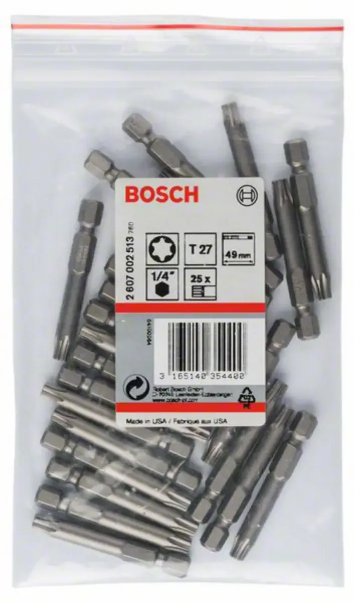Bit extra-hard T27, 49 mm van Bosch – productafbeelding 2 van 2