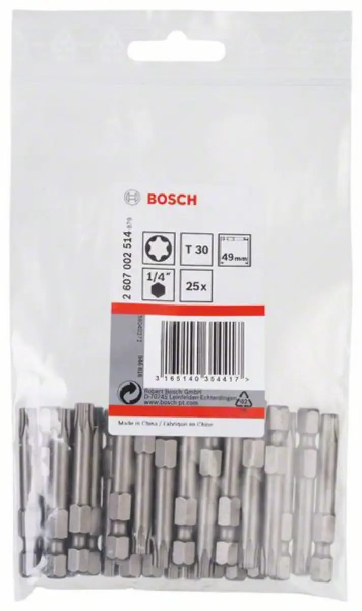 Bit extra-hard T30, 49 mm by Bosch – product image 2 of 2