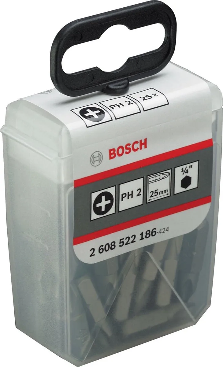 Bit Extra-Hart PH 2, 25 mm 25st van Bosch – productafbeelding