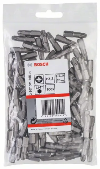 Bit PZ3 XH-TORS - 100 stuks von Bosch – Produktbild 2 von 2