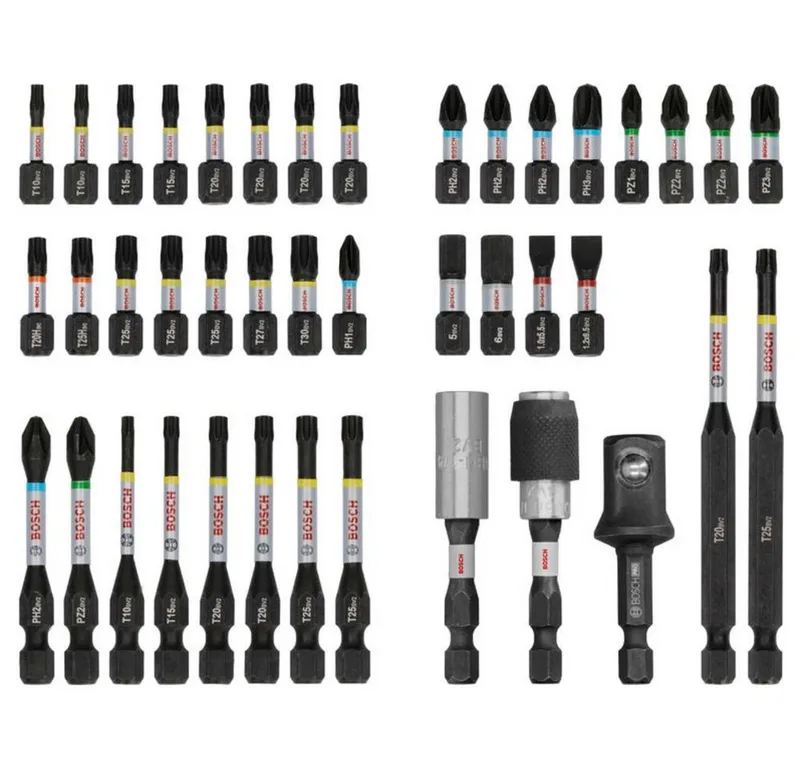 Bit-Set Bosch Professional PRO Impact Schrauberbit-Set, 41-tlg 2608521U78 van Bosch – productafbeelding 4 van 5