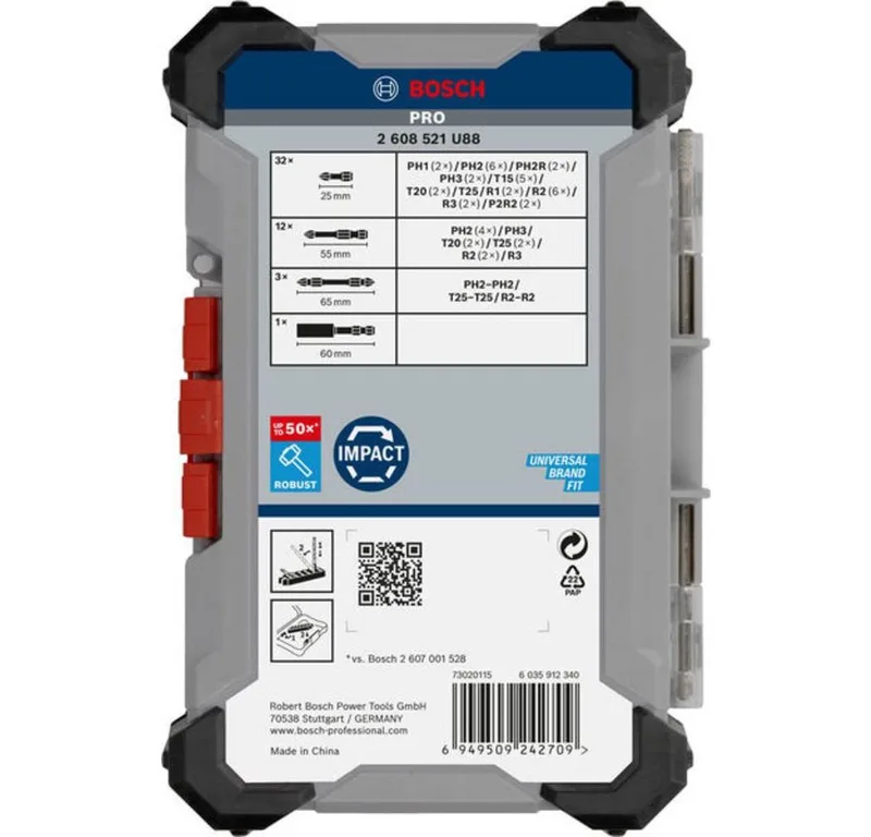 Bit-Set Bosch Professional PRO Impact Schrauberbit-Set, 48-tlg 2608521U88 by Bosch Professional – product image 5 of 5
