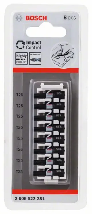 Bits Impact 25mm t25(8) by Bosch – product image 2 of 2