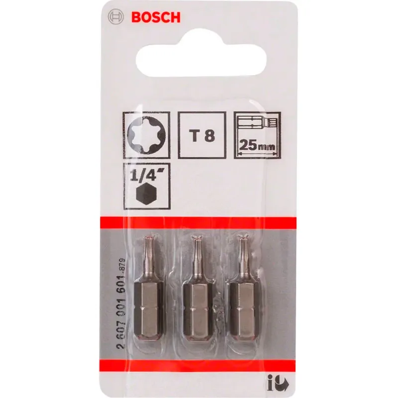 BITS T8 L:25MM 3 STK von Bosch – Produktbild