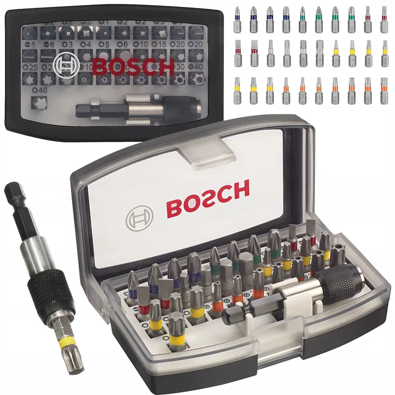 Bitset 32 Delen PH PZ Torx HEX met 1/4" Universele Houder by Bosch Home & Garden – product image